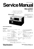 Technics - RSM-260 - Service manual 